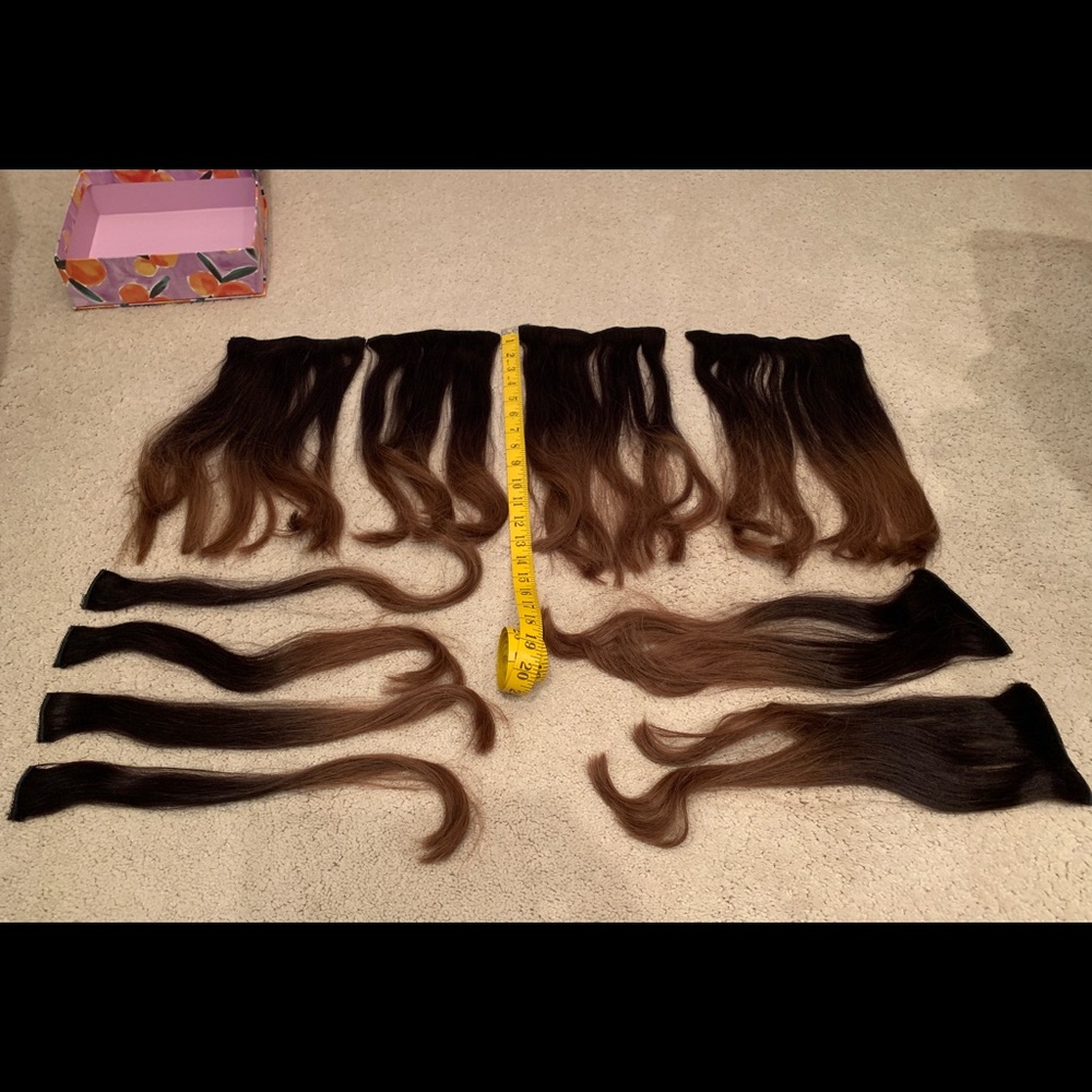 Barefoot Blonde Meltdown full set of extensions